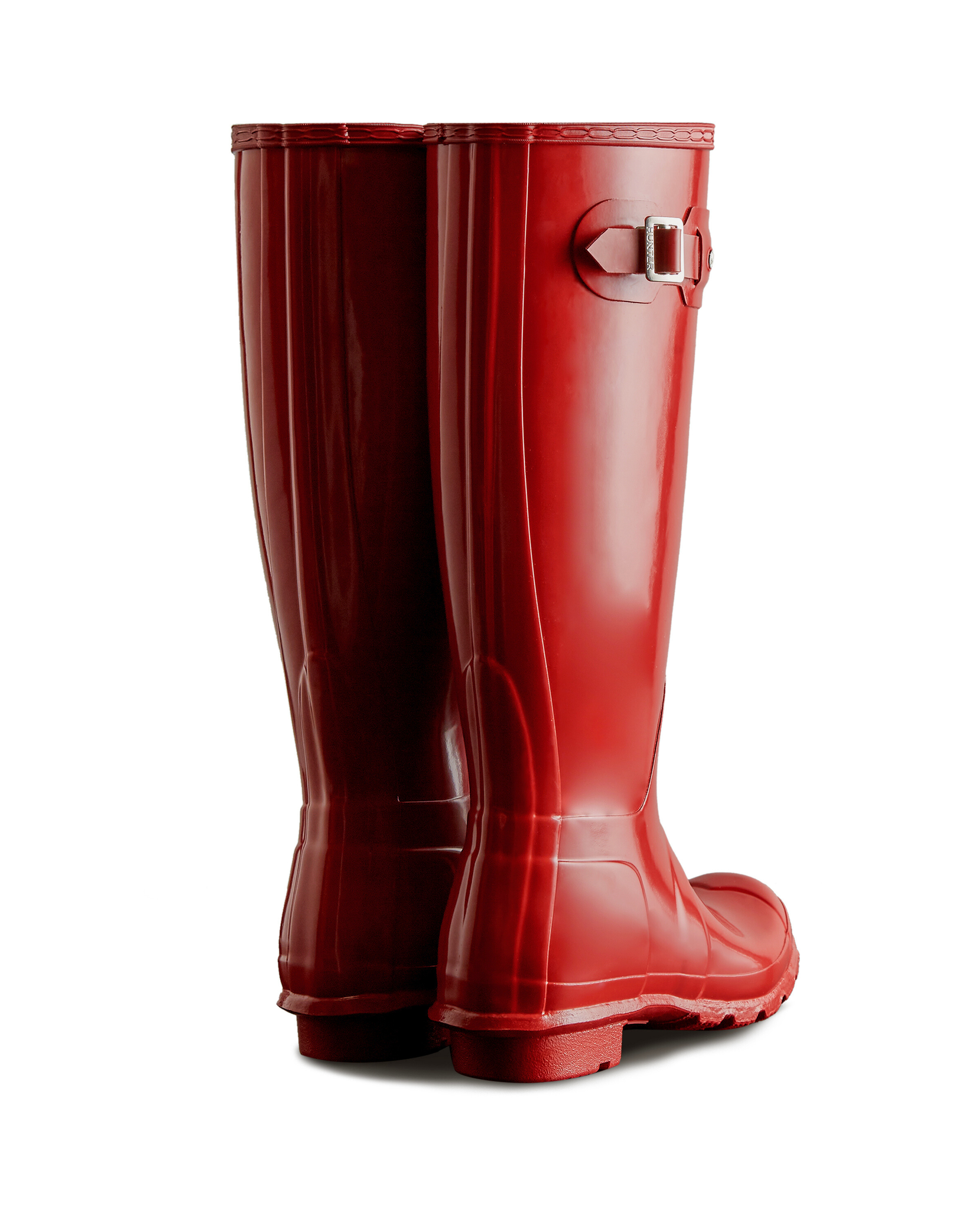 Original Tall Gloss gummistøvle - Military Red